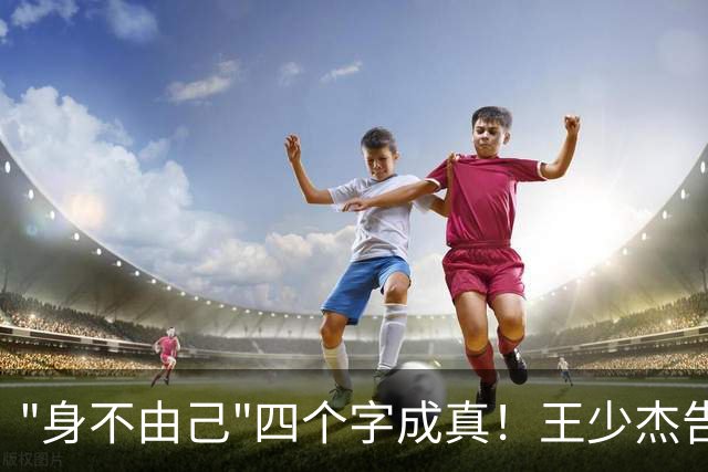 "身不由己"四个字成真！王少杰告别广东：租借两年终究是人家的